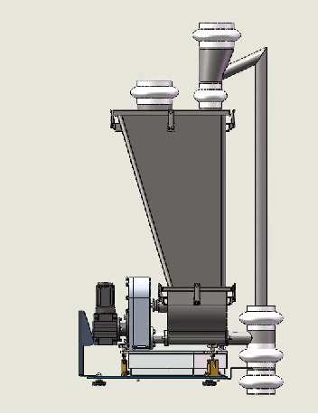 Resolve The Pressure Balance Issue During The Unloading Process Of The Loss-In Weight Feeder